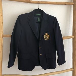 Lauren by Ralph Lauren blazer with patchwork